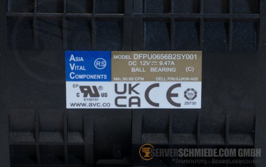 Dell Chassis Fan Lüfter Gehäuselüfter High Performance Platinum Grade max. 400W R7715 05337J +NEW+