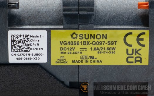 Dell Chassis Fan Lüfter Gehäuselüfter High Performance Silver Grade max. 400W R6715 R6725 R670 R470 0J7DTN
+NEW+