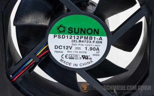 Dell Chassis Fan Lüfter Gehäuselüfter Rear 4-pin T330 T430 T440 017MK3 0HMGC9