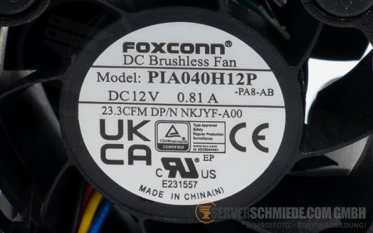 Dell Chassis Fan Lüfter Gehäuselüfter Rear Drive Backplane R750 R760 0TG0MD