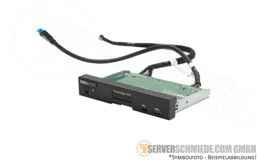 Dell Control Panel Power UID Button 2x USB Front incl. cables R440 0DFV1H