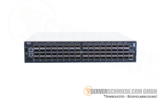 Dell EMC Z9264F-ON OS10 Enterprise 64x 100Gb QSFP28 (128x 10/25/50GbE)  2x 10Gb SFP+ Ethernet Network Switch Layer 3 2x PSU 4x FAN rear-to-front