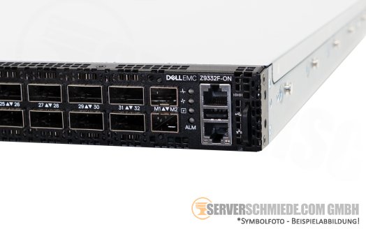 Dell EMC Z9332F-ON 32x 400Gb QSFP56-DD 2x 10Gb SFP+ (128x 100GbE / 144x 10/25/50 GbE) Ethernet Network Switch Layer 3 2x PSU 7x FAN +NEW+
