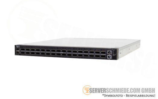 Dell EMC Z9432F-ON 32x 400Gb QSFP56-DD 2x 10Gb SFP+ (128x 100GbE / 144x 10/25/50 GbE) Ethernet Network Switch Layer 3 2x PSU 7x FAN rear-to-front