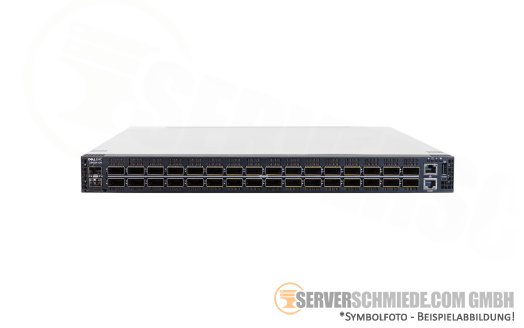 Dell EMC Z9432F-ON 32x 400Gb QSFP56-DD 2x 10Gb SFP+ (128x 100GbE / 144x 10/25/50 GbE) Ethernet Network Switch Layer 3 2x PSU 7x FAN rear-to-front