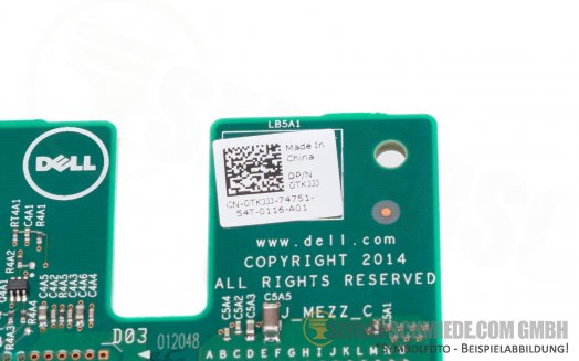 Dell FC430 FC630 FC830 FX2 PCIe Bypass passthrough mezzanine Controller 0TKJJJ