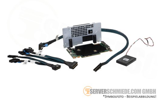 Dell front PERC H755N 8GB 16G NVMe Storage Controller Raid 0, 1, 5, 6, 10, 50, 60, HBA IT-Mode incl. BBU R7525