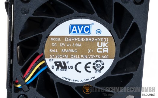 Dell High Performance FAN Lüfter max. 250W R760 R760xs R7615 121-BBBS 05NHJV +NEW+