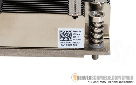 Dell High Performance Heatsink CPU-2 Kühler 1U L-Type 180W to 280W R6525 R7525 0C0GMT