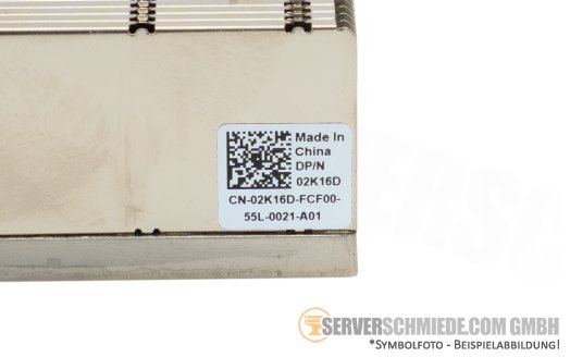 Dell High Performance Heatsink CPU Kühler 1U max. 400W R6615 R7715 02K16D +NEW+
