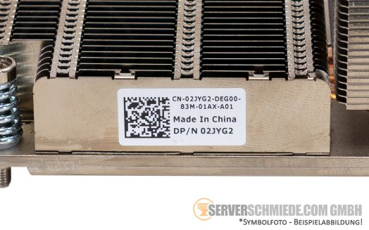 Dell High Performance Heatsink CPU Kühler max. 200W AMD EPYC Sockel R7425 02JYG2