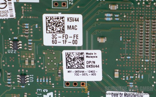 Dell Intel 0K5V44 X710-T4 4x 10GbE Network 10 Gigabit LAN Controller PCIe x8 Quad Port RJ-45 X710T4