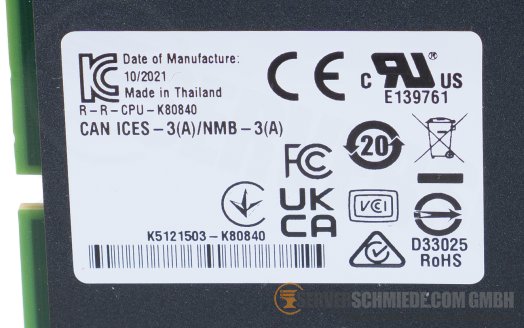Dell Intel E810-XXVDA4 4x 10/25GbE SFP28 OCP 3.0 Controller Ethernet Netzwerk 0R1KTR