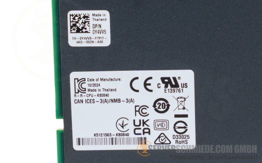 Dell Intel E810-XXVDA4 4x 10/25GbE SFP28 OCP 3.0 Controller Ethernet Netzwerk 0Y4VV5