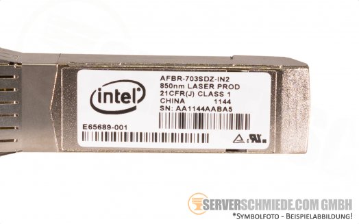 Dell Intel GBIC Modul 10Gb SR SFP+ AFBR-703SDZ 850nm Short Range SR (Intel X520)