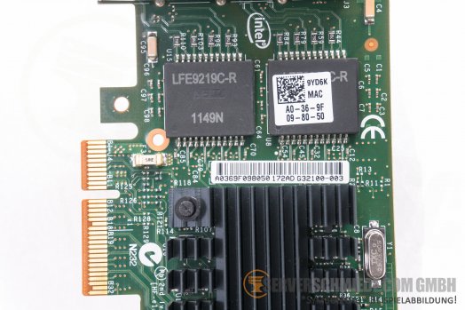 Dell Intel i350-T4 4x 1GbE RJ-45 Quad Port PCIe x4 Ethernet Adapter 09YD6K