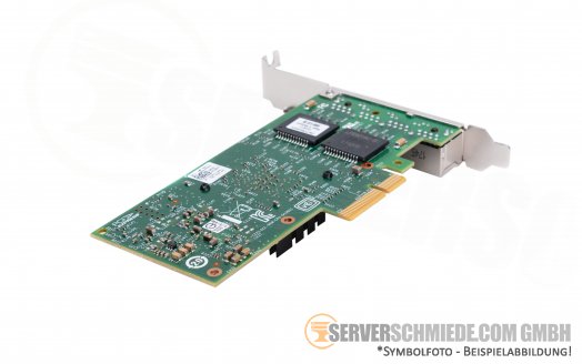 Dell Intel i350-T4 4x 1GbE Quad Port PCIe x4 Ethernet Adapter 0T34F4