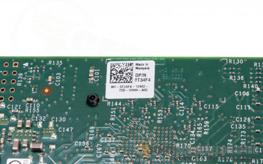 Dell Intel i350-T4 4x 1GbE Quad Port PCIe x4 Ethernet Adapter 0T34F4