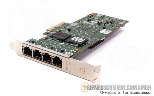 Dell Intel i350-T4 4x 1GbE RJ-45 Quad Port PCIe x4 Ethernet Adapter  0THGMP