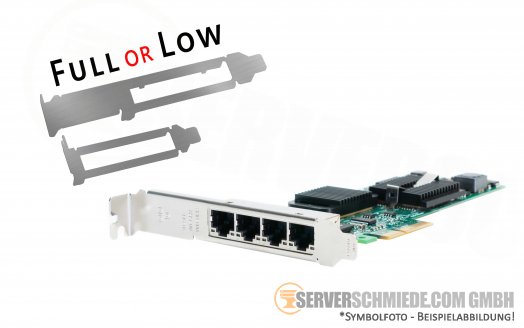 Dell Intel PRO/1000 ET 4x 1GbE Quad Port Ethernet Server Controller PCIe x4 0HM9JY