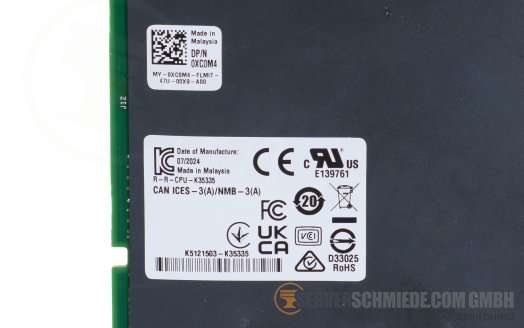 Dell Intel X710-T4L 4x 10Gb RJ-45 OCP 3.0 Controller Ethernet Netzwerk 0XC0M4