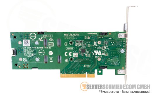 Dell Internal SSD Adapter DPWC310 2x M.2 2280 NVMe PCIe 4.0 x4 0FM1CF 08R13G 070R79