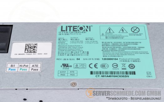 Dell Liteon 1100W PSU 0XVKF0 C6100 C6105 Netzteil PS-2112-2L