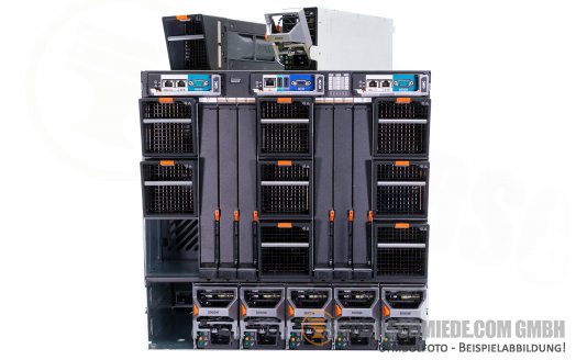 Dell M1000e 16x Blade Server Chassis Enclosure 6x 3000W PSU 9x FAN 2x MGMT