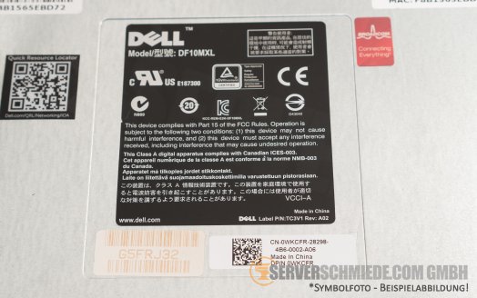Dell M1000e Force10 MXL I/O  2x QSFP 40G 4x SFP+ 10G Port Switch Modul 0WKCFR