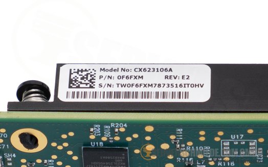 Dell Mellanox MCX623106AN-CDAT 2x 100Gb QSFP56 LAN Network Controller PCIe 4.0 x16 ConnectX-6-Dx 0F6FXM