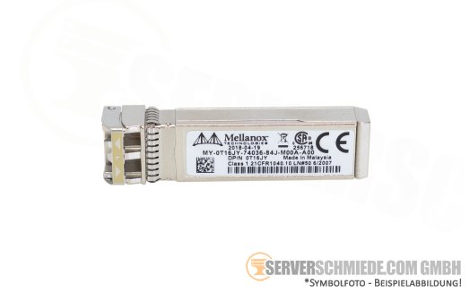 Dell Mellanox 10Gb SFP+ Transceiver 850nm SR Short Range Multi-Mode Duplex LC 0T16JY