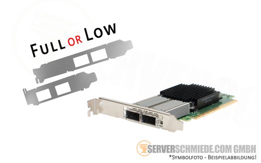 Dell Mellanox ConnectX-5 Ex CX516A 2x 100Gb QSFP28 PCIe 4.0 x16 Controller Ethernet Netzwerk 071C1T