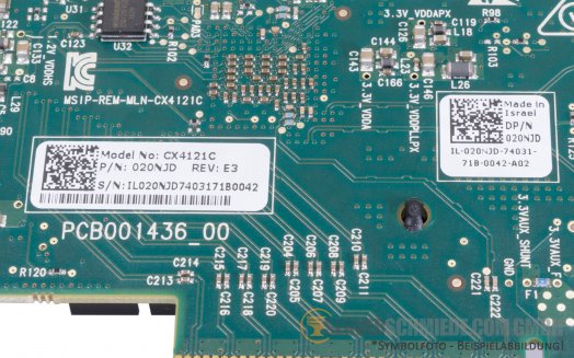 Dell Mellanox CX4121C 2x 25Gb SFP28 Network Controller ConnectX-4 PCIe x8 RDMA 020NJD