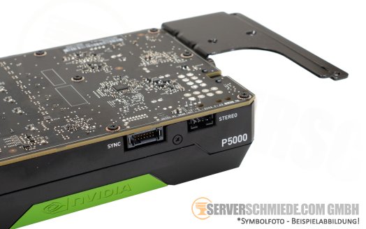 Dell NVIDIA Quadro P5000 16GB GDDR5 High-End CAD VDI Grafikkarte GPU 1x DVI 4x DP
