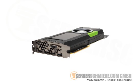 Dell NVIDIA Quadro P5000 16GB GDDR5 High-End CAD VDI Grafikkarte GPU 1x DVI 4x DP