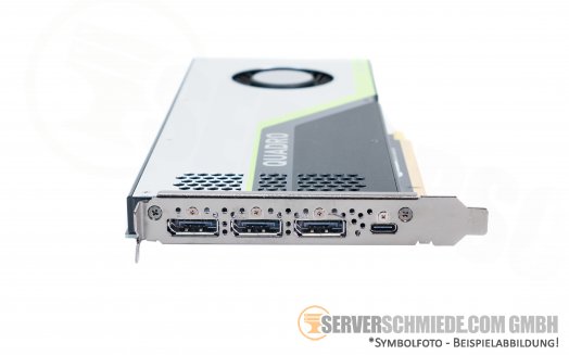 Dell nVidia Quadro RTX 4000 RTX4000 8GB GDDR6 High-End CAD Server Workstation Grafikkarte GPU 3x Display Port 0MM631 NM0KF
