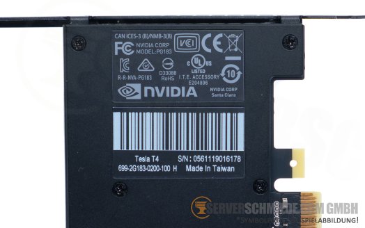 Dell nVidia Tesla T4 16GB Tensor KI VDI Computing Server GPU 8-TFlops PCIe x16 Fanless 70W