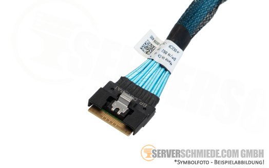 Dell NVMe Kabel cable 1x SFF-8654 winkel to 1x SFF-8654 gerade R650 10x SFF 062CJP