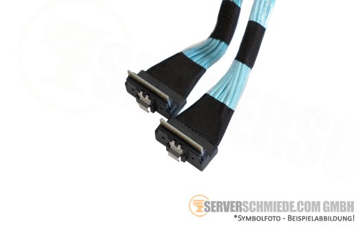 Dell NVMe Kabel cable Expander Backplane 2x SFF-8654 8i winkel to 2x SFF-8654 8i winkel R740 R7425 0VF127