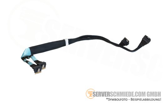 Dell NVMe Kabel cable Expander Backplane 2x SFF-8654 8i winkel to 2x SFF-8654 8i winkel R740 R7425 0VF127