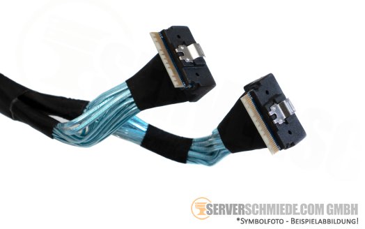 Dell NVMe Kabel cable Expander Backplane 2x SFF-8654 8i winkel to 2x SFF-8654 8i winkel R740 R7425 0Y30J5