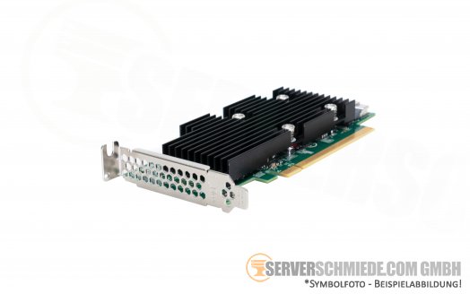 Dell NVMe SSD PCIe x16 Extender Controller 2x NVMe Port R640 R740 R740xd 0235NK for native 12x NVMe Backplane
