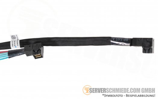 Dell Original R630 50cm SAS cable Kabel 1x PERC SAS  2x SFF-8643 Winkel 0K43RY