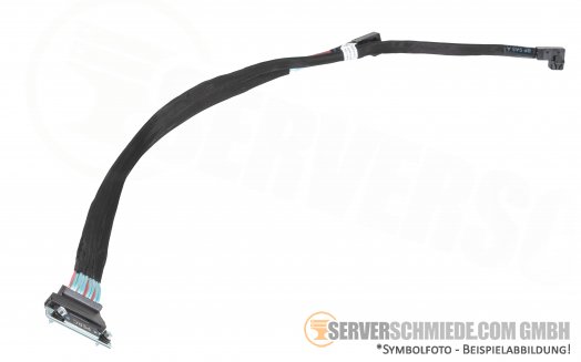 Dell Original R630 50cm SAS cable Kabel 1x PERC SAS  2x SFF-8643 Winkel 0K43RY