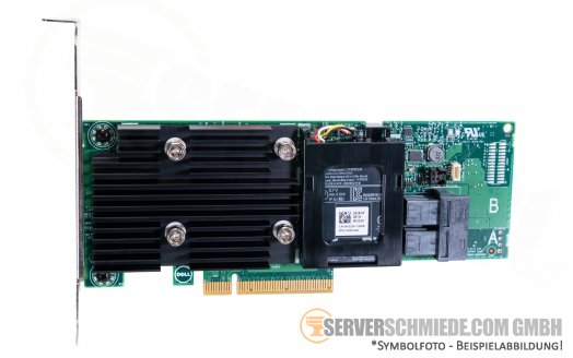 Dell PERC H730p 12G SAS 2GB Dual Port SFF-8643 PCIe x8 Controller Raid 0,1,10,5,50,6,60 incl. Batterie 0J14DC