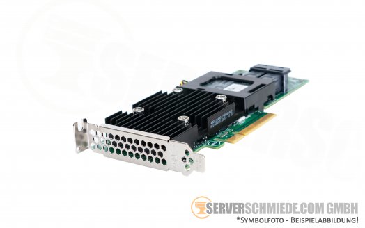 Dell PERC H730p 12G SAS 2GB Dual Port SFF-8643 PCIe x8 Controller Raid 0,1,10,5,50,6,60 incl. Batterie 0J14DC