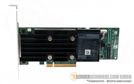 Dell PERC H750 PCIe x8 12G SAS SATA 8GB Raid Controller 0HYM6Y for HDD SSD + BBU Raid 0,1,5,6,10,50,60, non-Raid (pass through)