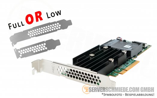 Dell PERC H750 PCIe x8 12G SAS SATA 8GB Raid Controller 0HYM6Y for HDD SSD + BBU Raid 0,1,5,6,10,50,60, non-Raid (pass through)