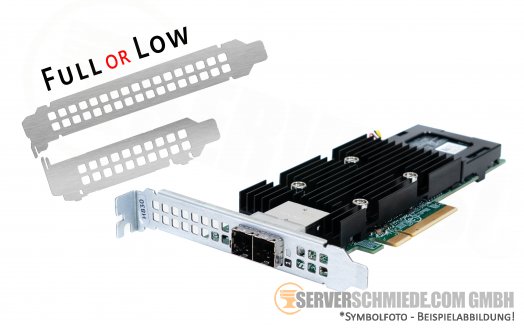 Dell PERC H830 12G SAS 2GB PCIe x8 Raid Controller HDD SSD Raid: 0, 1, 5, 6, 10, 50, 60 2x SFF-8644 extern