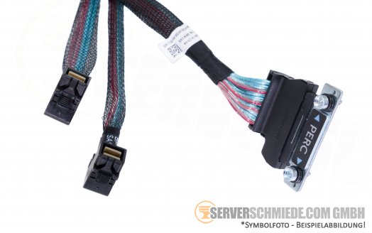 Dell Perc SAS Kabel  50cm  1x Perc SAS  2x SFF-8643 winkel 0KW1VG